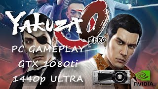Yakuza 0 "PC GAMEPLAY" GTX 1080ti @ 1440p Ultra Settings