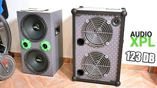 САМОДЕЛЬНЫЙ XPL VS SOUNDBOKS 2 ТЕСТ НА УЛИЦЕ - DIY SPL