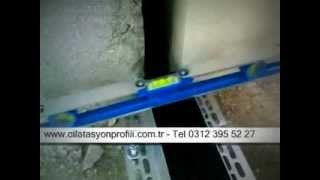 ANKADEX Dilatasyon Profili Montaj Videosu, Expansion Joint Profiles
