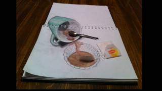 3d anamorphic drawing 2