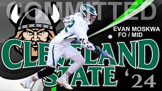 Evan Moskwa Summer Lacrosse 2019 (Cleveland State University commit '24)
