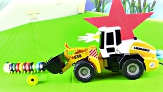 Развивающие мультики для детей - Игрушки Тайо, экскаватор и гусеница