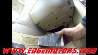 2005-2011 Audi A6 cabin air/pollen filter replaement DIY by Edge Motors
