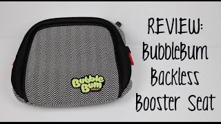 BubbleBum Inflatable Backless Booster Seat - [Product Review]