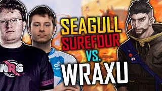 SEAGULL AND SUREFOUR VS WORLD RANK 1 HANZO WRAXU *HOLY SH*T*