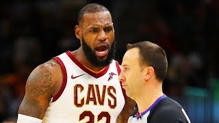 LeBron James CAN'T BELIEVE REFEREE EJECTED & KICKED HIM OUT OF THE GAME!