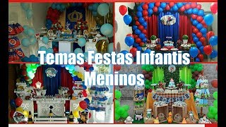 Temas de festas para meninos - Ideias de decoração de festas para meninos