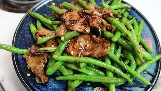 Easy Chinese - Stir Fry Beef and Green Beans - Cooking Vlog #8