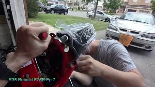 Crashed Motorcycle Rebuild FZ6R Ep7 - New tail light and it's off to the shop !