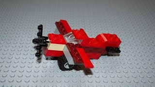 Lego Classic 10696 Гоночный самолёт, схема сборки