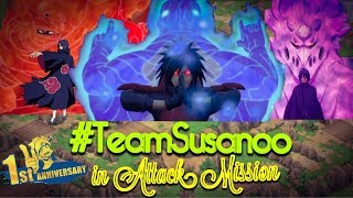 *TeamSusanoo Lead By The God Madara* in Attack Mission - Naruto x Boruto Ninja Voltage