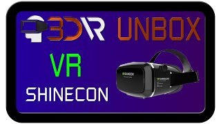 Распаковка очков виртуальной реальности VR Shinecon для смартфонов
