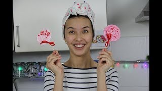 Меренги Безе на палочке к Дню Влюбленных