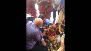 Vaishnavi's ear piercing ceremony