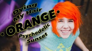 HAYLEY WILLIAMS HAIR  // Orange Hair Dye How To
