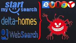 Как избавится от вируса в виде поисковой стартовой страницы XTab MyStartSearch в браузере