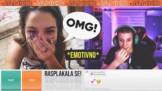 JANKO RASPLAKAO DEVOJKU NA OMEGLE ( EMOTIVNO )