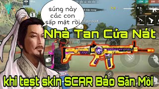 [Garena Free Fire] Tan Nhà Nát Cửa Bao Gia Đình Khi Test Scar Báo Săn Mồi | NG Mobile