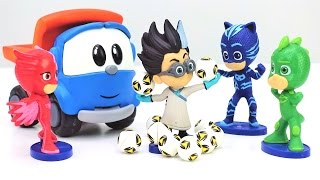Çocuk videosu. Leo Junior ve Pijamaskeliler oyuncakları kurtarıyor.