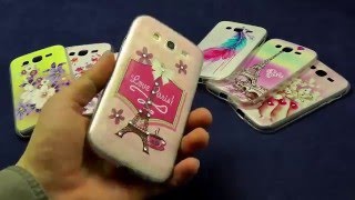 ОБЗОР: Шикарный Силиконовый Чехол-Накладка для Samsung Galaxy Grand Duos GT-i9082 со Стразами