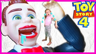 Toy Story 4 Benson Dummy Turned Me Into a Toy! | Benson Shrunk Me | Toy Story 4 Toys Hide and Seek