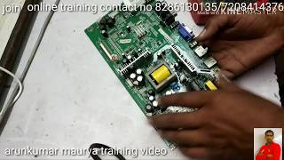 How to repair videocon sansui akai led combo board