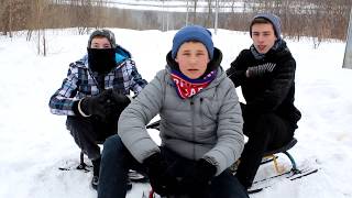Арабский дрифт. Как не нужно кататься на снегокатах