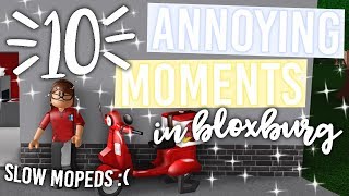 10 Annoying Moments in Bloxburg YOU Can Relate To!  | ft. Fans | Roblox Bloxburg Skit | alixia