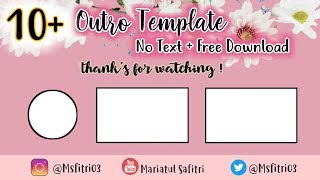 TOP 10 OUTRO TEMPLATE | FREE DOWNLOAD + NO TEXT