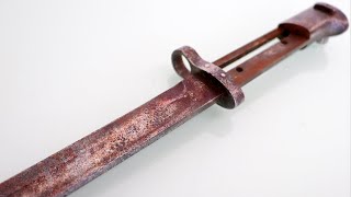 Old Rusty Bayonet - Restoration - Possimpable Task