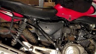 Как обслуживать воздушный фильтр на YAMAHA YBR 125