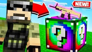 LUCKY BLOCK Gun Game Challenge in Minecraft