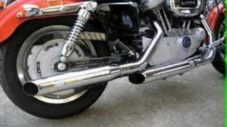 Harley Sportster exhaust sound