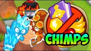 Bloons TD 6 - Tree Stump CHIMPS MODE!