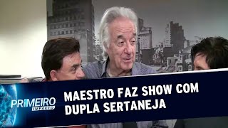 Maestro João Carlos Martins faz show com Chitãozinho e Xororó em SP | Primeiro Impacto (15/08/19)