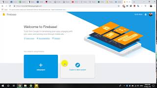 Connect Firebase to android app project