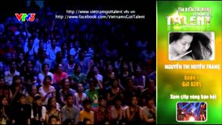 Vietnam's Got Talent 2012 - Chung Kết 2 - Nguyễn Thị Huyền Trang - MS 1