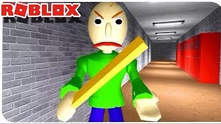 МОЙ ЗЛОЙ УЧИТЕЛЬ МАТЕМАТИКИ-БАЛДИ!|РОБЛОКС НА РУССКОМ