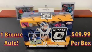 2018 Panini Donruss Optic Football Mega / Collector's Retail Box Break - $50 w/ 1 Bronze Auto!