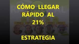 ESTRATEGIA SENCILLA PARA SER  21% RÁPIDAMENTE en Oriflame
