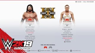 WWE 2K19: Main Menu,  Superstar Overall Ratings, Arenas, MITB Management & More!