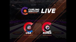 United States v Korea - Mixed Doubles - Curling World Cup First Leg - Suzhou