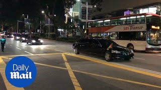 Kim Jong-un conducts night tour of Singapore on eve of summit