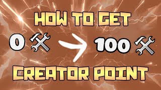 How to get creator point ?!