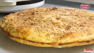 Луковая лепёшка. Дёшево и очень вкусно!
