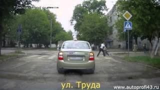 Обзор экзаменационных маршрутов ГИБДД г. Кирова, видео #3