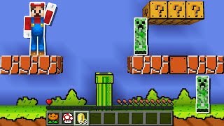 JOGANDO MINECRAFT, MAS NA VERDADE É SUPER MARIO!
