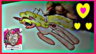 Как нарисовать Эппл Вайт в виде пони. How to draw Apple White as pony