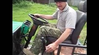 Самодельный трактор из Москвича
