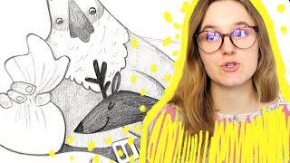 DRAW IN SHAPE  итоги и speedpaint | vlog 9.01.18
